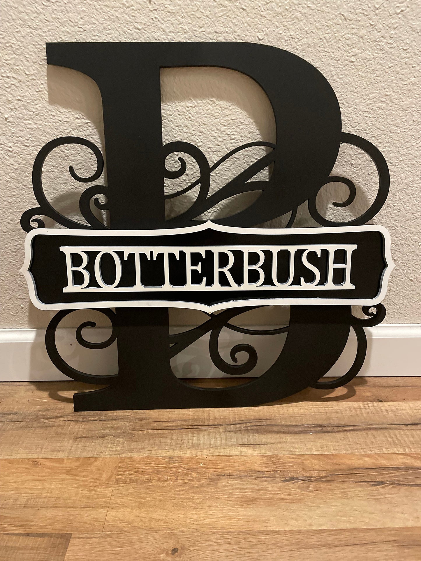 Personalized Family Name Monogram Sign | Monogram Wall Decor | Custom Last Name Sign | Perfect Wedding Gift