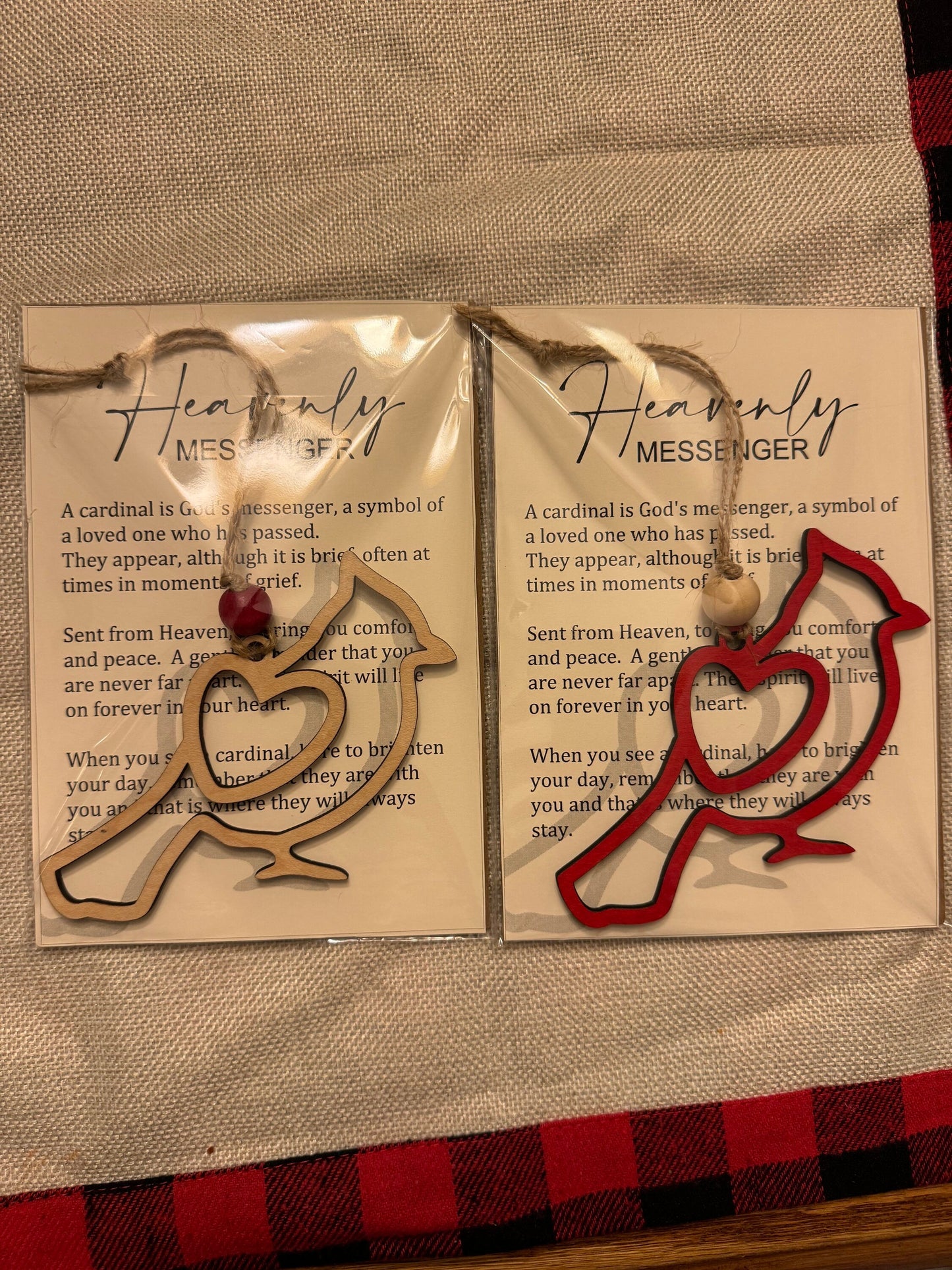 Cardinal Ornament | Sympathy Ornament | Remembrance Gift | Heavenly Messenger | Christmas Ornament