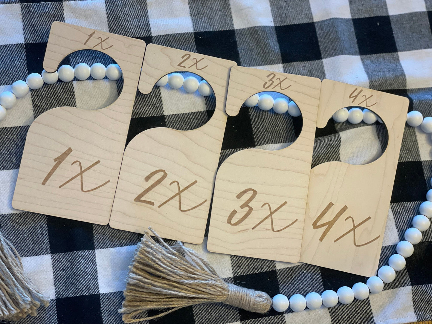 Boutique Wooden Closet Dividers | Clothes Size Markers | Closet Organization For Adults | Boutique Dividers