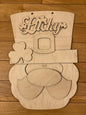 St. Patrick's Day DIY Door Hanger | Welcome Door Hanger | Leprechaun Front Door Decor | DIY Cutout | St. Patty's Day Wreath