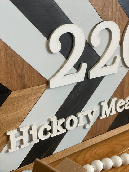 Custom Boho 3D Address Sign | Made to Order | Mailbox Sign