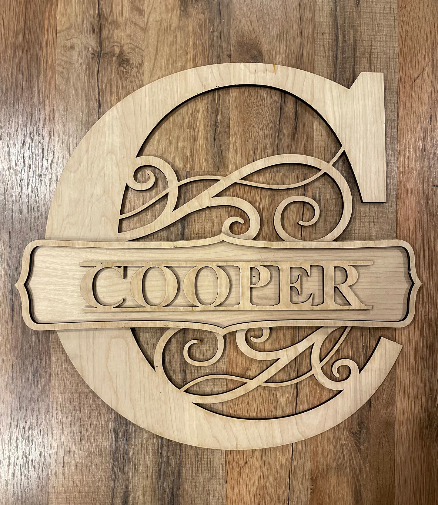 Personalized Family Name Monogram Sign | Monogram Wall Decor | Custom Last Name Sign | Perfect Wedding Gift