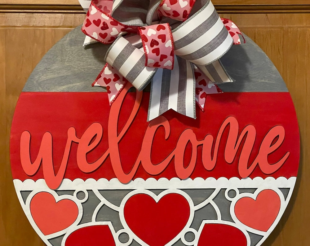 Valentine’s Day Front Door Decor